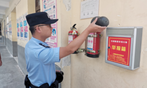 柞水县：扎实校园安保检查  确保开学师生安全