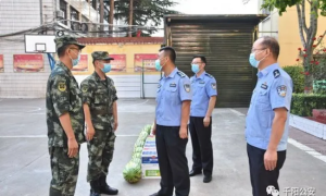 千阳公安：八一慰问送关怀 军警鱼水情谊深